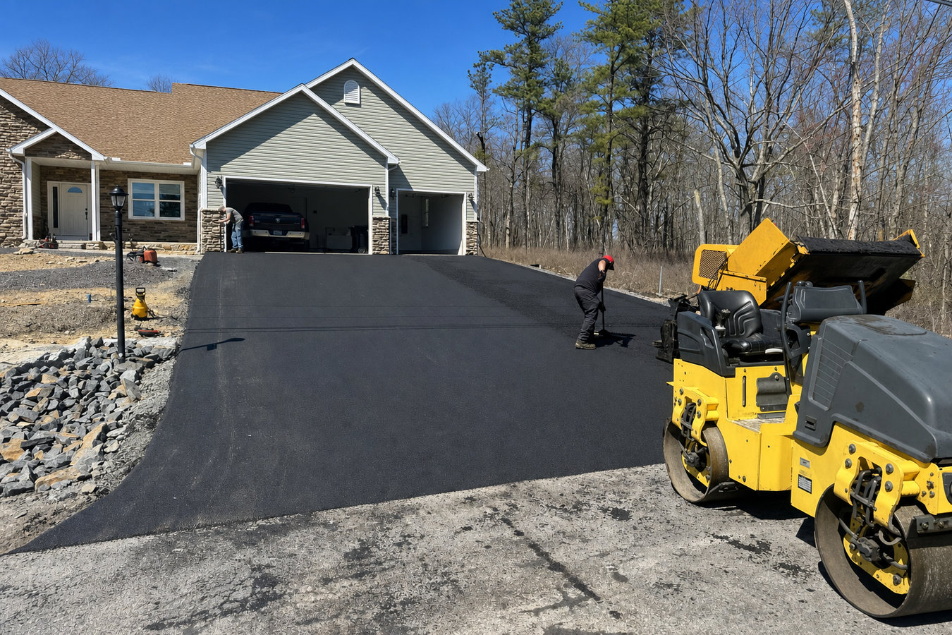 Driveway paving
